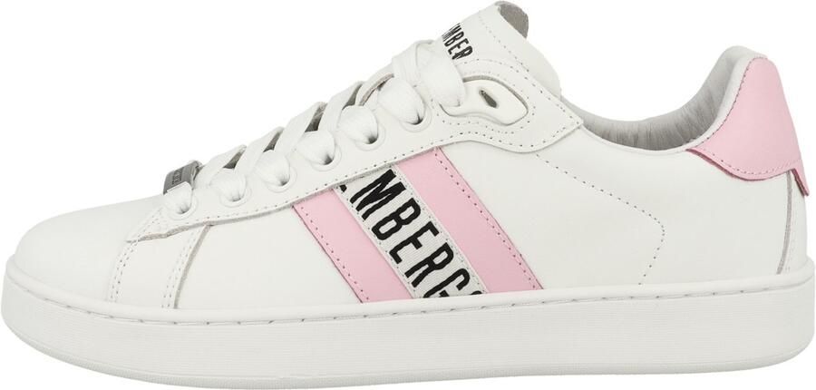 BIKKEMBERGS Sneakers laag 'Recoba' oudroze zwart wit - Foto 4