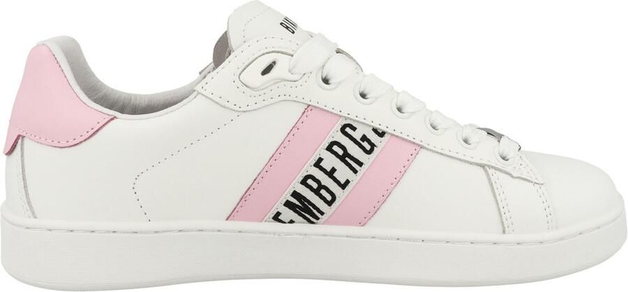BIKKEMBERGS Sneakers laag 'Recoba' oudroze zwart wit - Foto 5