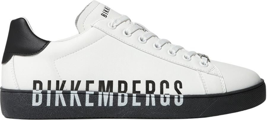 BIKKEMBERGS Sneakers laag 'Recoba W' zwart wit