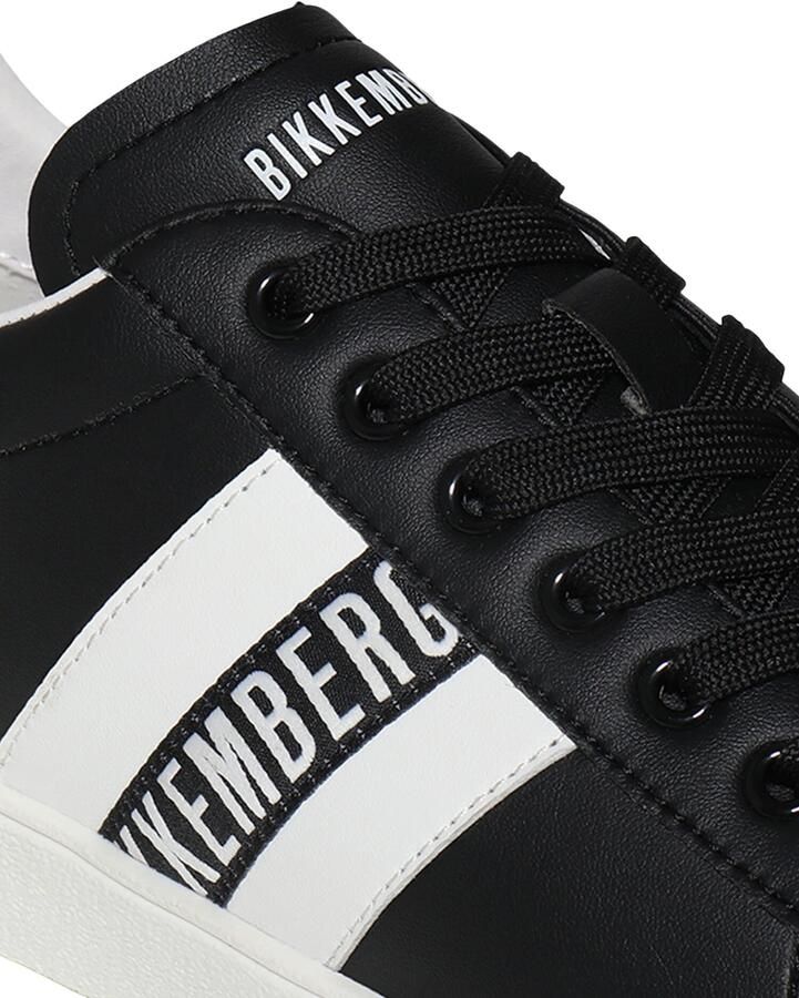 BIKKEMBERGS Sneakers laag 'Recoba ' zwart wit - Foto 2