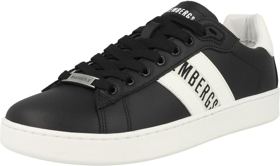 BIKKEMBERGS Sneakers laag 'Recoba' zwart wit