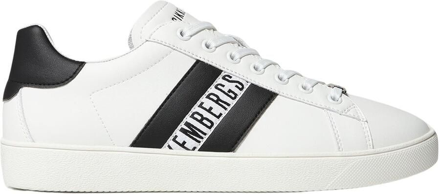 BIKKEMBERGS Sneakers laag 'Recoba' zwart wit