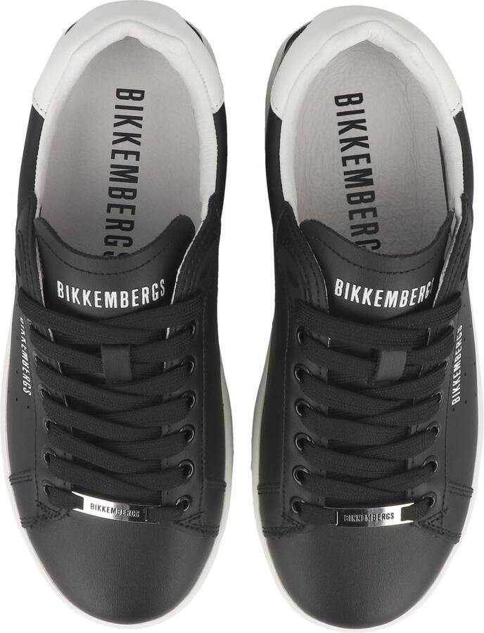 BIKKEMBERGS Sneakers laag 'Recoba' zwart wit - Foto 2