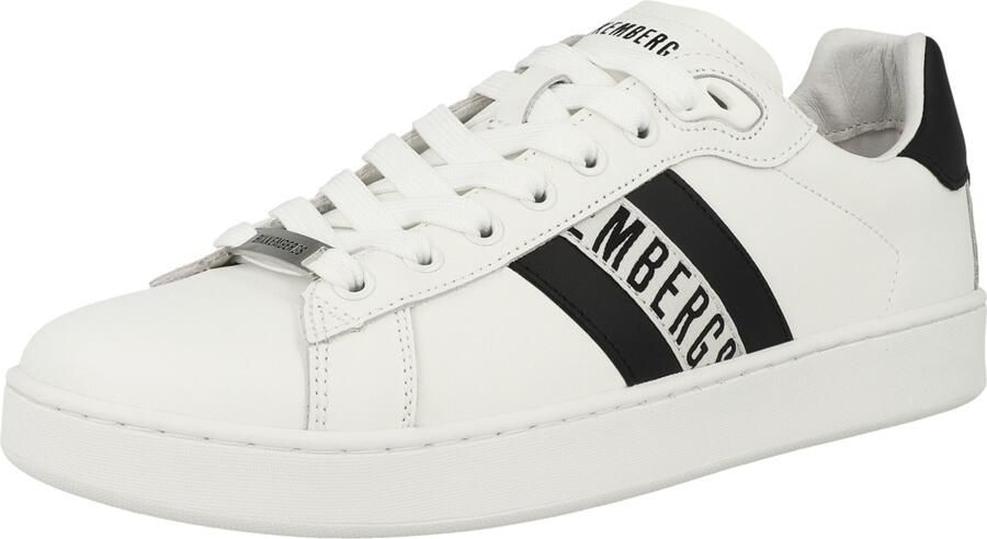 BIKKEMBERGS Sneakers laag 'Recoba' zwart wit