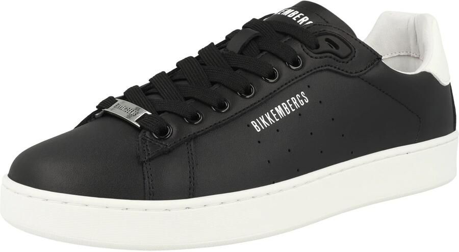 BIKKEMBERGS Sneakers laag 'Recoba' zwart wit