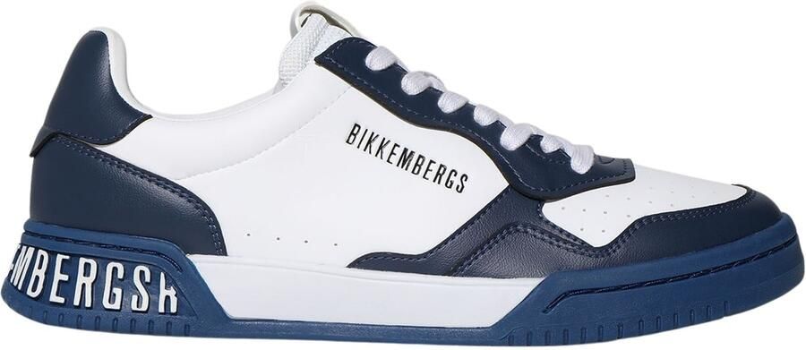 BIKKEMBERGS Sneakers laag 'Shaq' marine wit