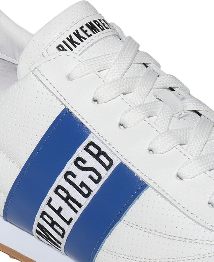 BIKKEMBERGS Sneakers laag 'Soccer' blauw lichtgrijs zwart wit - Foto 2