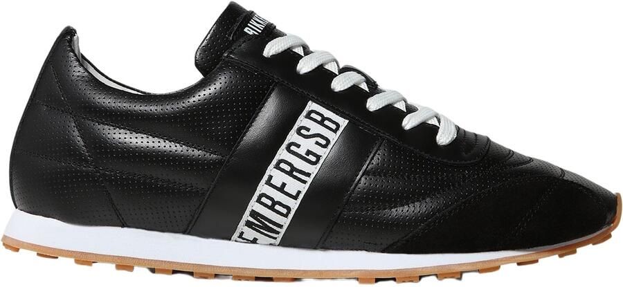 BIKKEMBERGS Sneakers laag 'Soccer' zwart wit