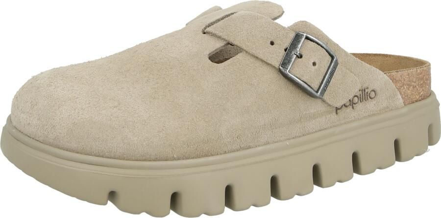 BIRKENSTOCK Clogs 'Boston Chunky Leve' stone grey