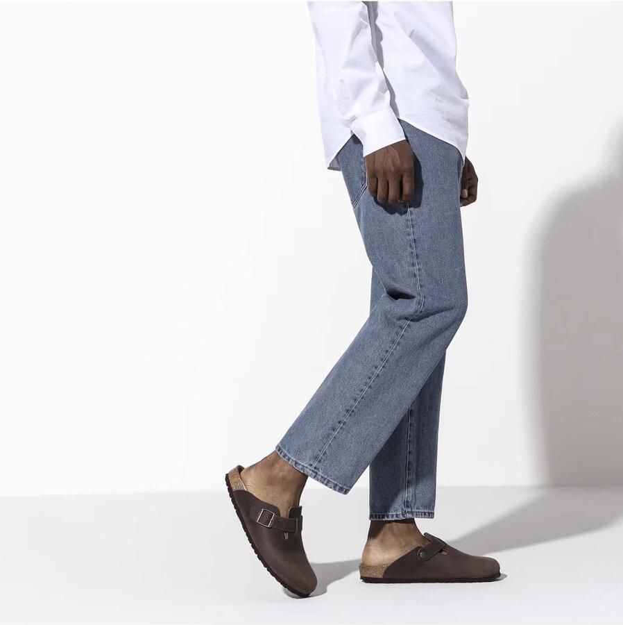 Birkenstock Pantoffels Boston NU oiled Habana met verstelbare gesp - Foto 7