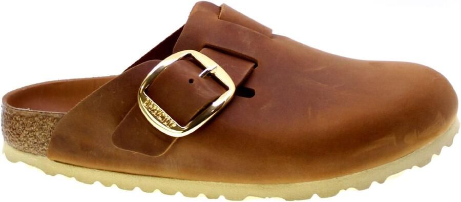 BIRKENSTOCK Huisschoenen 'Boston' karamel