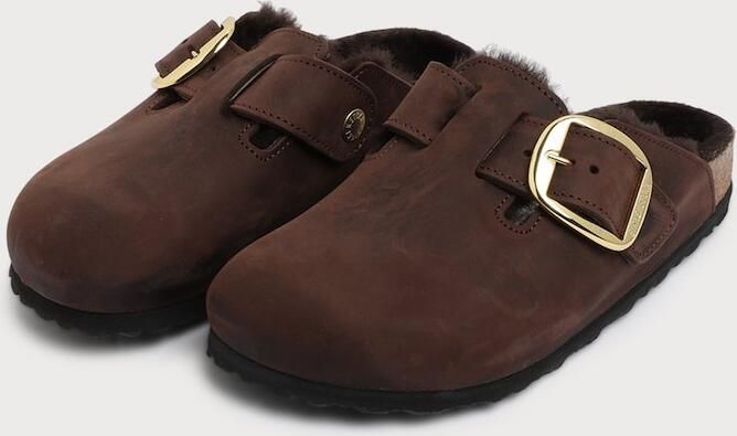 BIRKENSTOCK Instappers 'Boston' donkerbruin - Foto 6