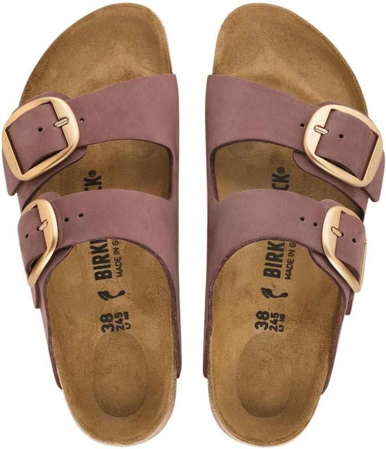 Birkenstock Arizona Big Buckle Nubuck Leather Pepper Narrow - Foto 3