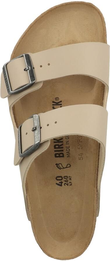 Birkenstock Arizona Birko-Flor Beige Smal Voetbed Unisex Slipper - Foto 16