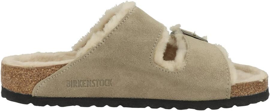 Birkenstock Arizona Shearling Sandalen bruin - Foto 6