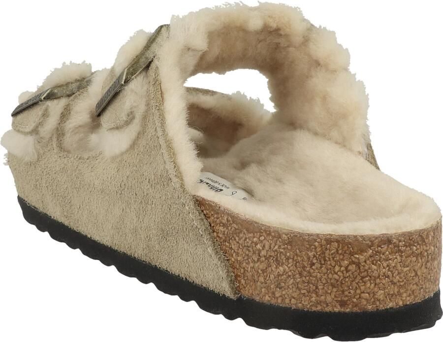 Birkenstock Arizona Shearling Sandalen bruin - Foto 2