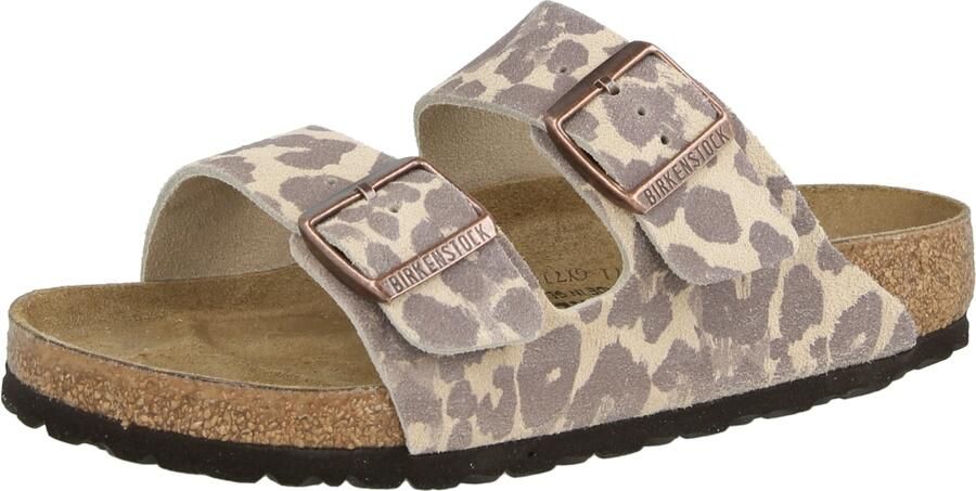 BIRKENSTOCK Muiltjes 'Arizona' beige sering