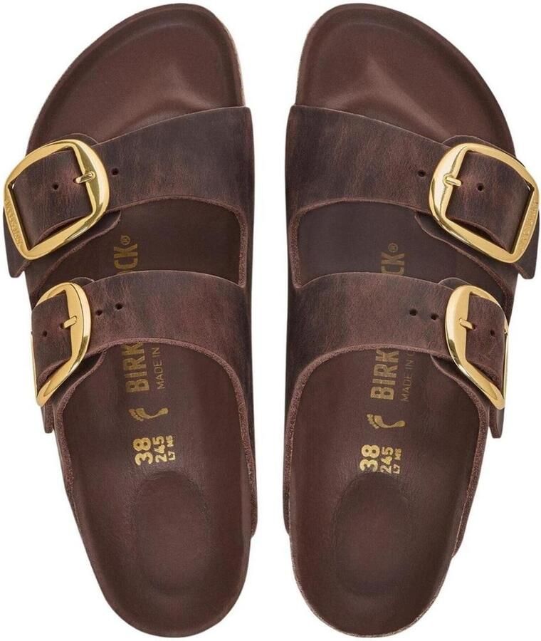 Birkenstock Arizona Big Buckle Oiled Leather Habana Narrow - Foto 3