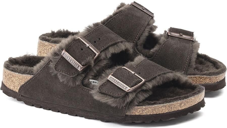 Birkenstock Arizona VL Sheepskin Pantoffels Regular zwart - Foto 5