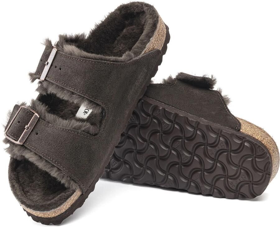 Birkenstock Arizona VL Sheepskin Pantoffels Regular zwart - Foto 4