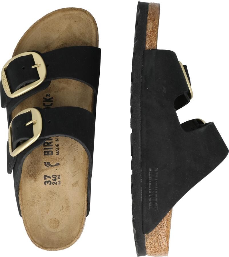 Birkenstock Sandales ouvertes en cuir verni avec semelle en liège Black Dames - Foto 4