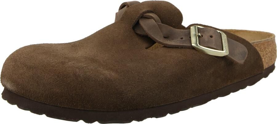 BIRKENSTOCK Instappers Dames Boston Braided Maat: 36 Materiaal: Suède Kleur: Bruin - Foto 11