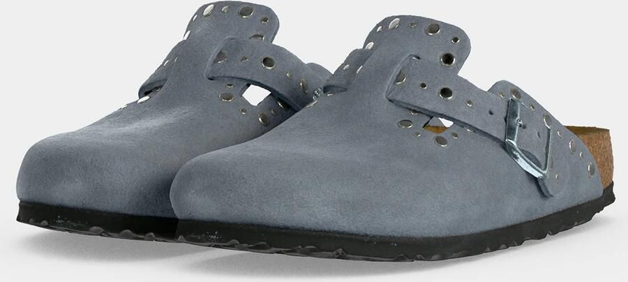 Birkenstock Clogs van echt leer met siernagels model 'Boston Rivet' - Foto 11