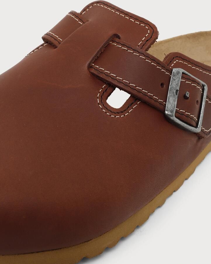 BIRKENSTOCK Muiltjes 'Boston' kastanjebruin - Foto 3