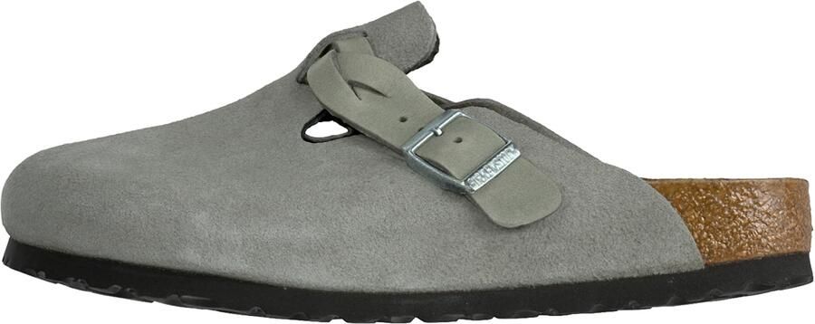 BIRKENSTOCK Muiltjes 'Boston' pastelgroen - Foto 2
