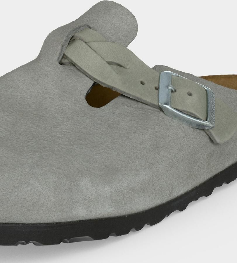 BIRKENSTOCK Muiltjes 'Boston' pastelgroen - Foto 3