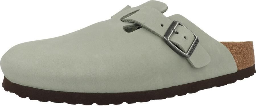 BIRKENSTOCK Muiltjes 'Boston' pastelgroen