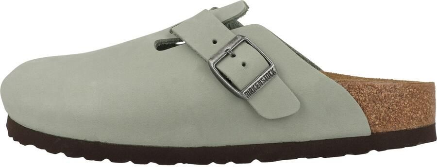BIRKENSTOCK Muiltjes 'Boston' pastelgroen - Foto 4