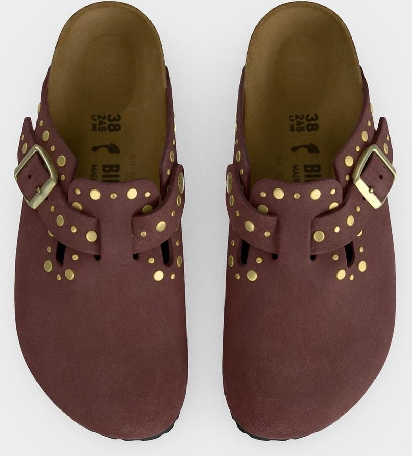 Birkenstock Boston Rivets Suède Leer Smalle Pasvorm - Foto 10