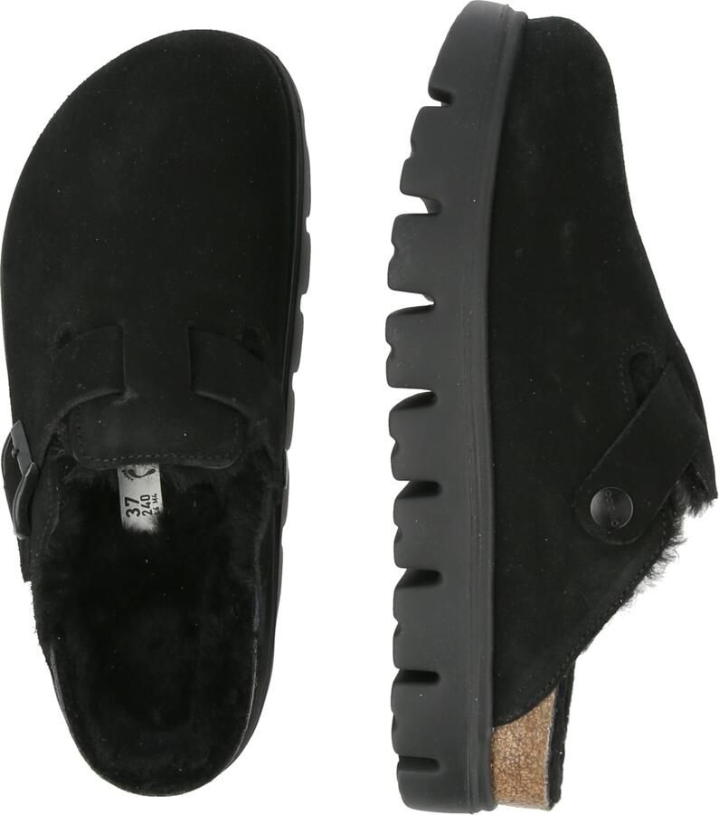 BIRKENSTOCK Zwarte Slippers Boston Chunky Shearling W - Foto 2