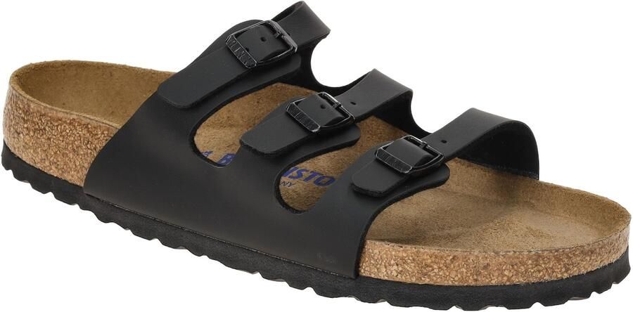 Birkenstock Florida SFB Regular Zwart Slippers Dames Size - Foto 5