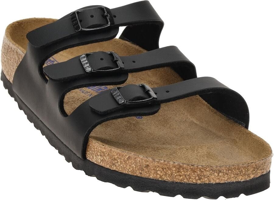 Birkenstock Florida SFB Regular Zwart Slippers Dames Size