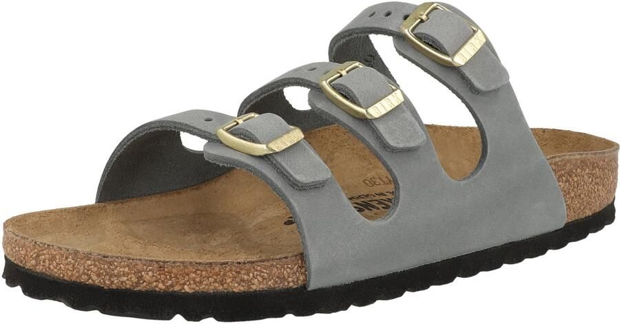 Birkenstock Dames Florida Oiled Leather Sandalen - Foto 5