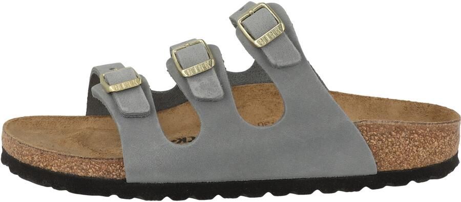 Birkenstock Dames Florida Oiled Leather Sandalen