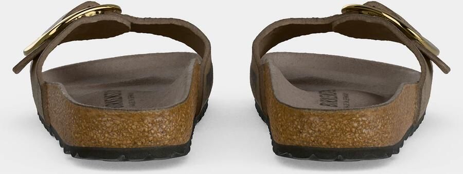 Birkenstock Slippers Madrid Big Buckle 1032935 Python Gray Taupe Smal - Foto 7