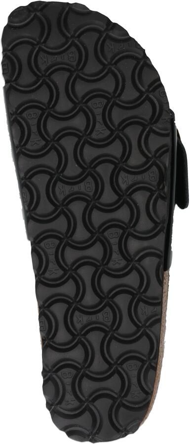 Birkenstock Low-Top Sneakers Sandale Madrid Big Buckle Natural Leather in zwart - Foto 17