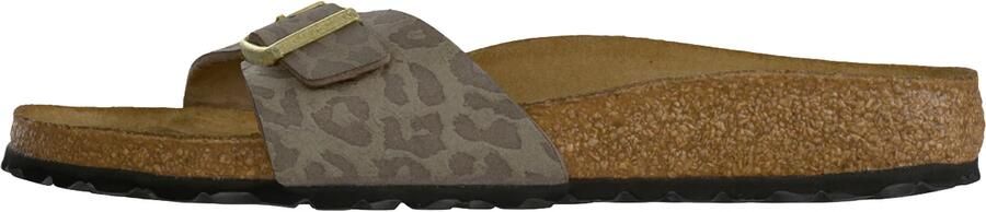 Birkenstock Women's Madrid Synthetic Sandalen Narrow beige bruin - Foto 3