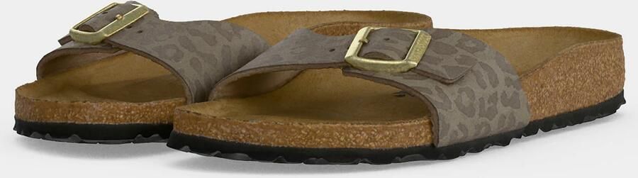 Birkenstock Women's Madrid Synthetic Sandalen Narrow beige bruin - Foto 8