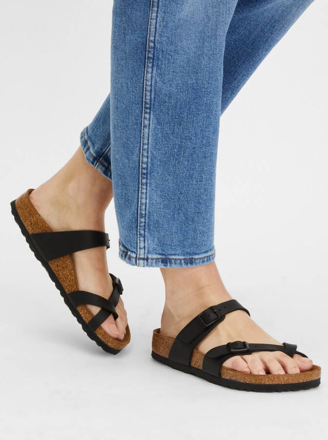 Birkenstock Platte sandalen Mayari Birko-Flor Regular Black - Foto 15