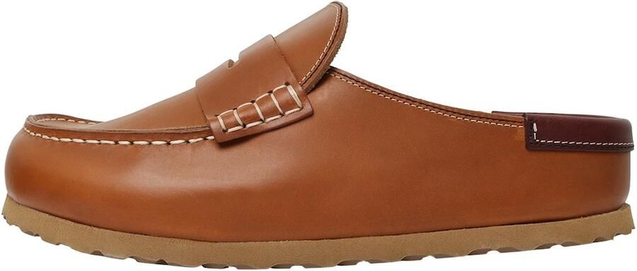 BIRKENSTOCK Muiltjes 'Naples' bruin cognac