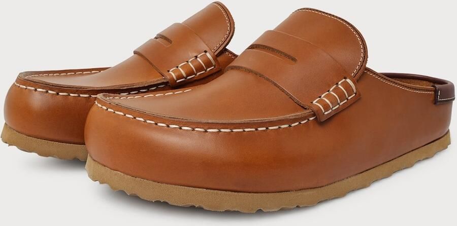 BIRKENSTOCK Muiltjes 'Naples' bruin cognac - Foto 5