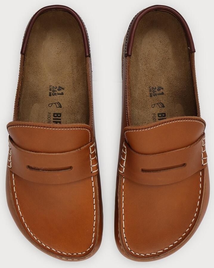 BIRKENSTOCK Muiltjes 'Naples' bruin cognac - Foto 2