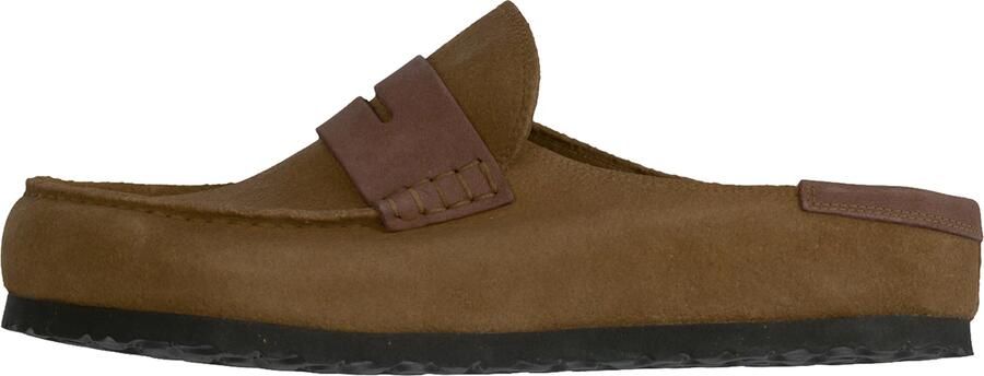BIRKENSTOCK Muiltjes 'Naples' bruin donkerbruin