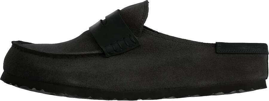 BIRKENSTOCK Muiltjes 'Naples Wrapped' antraciet