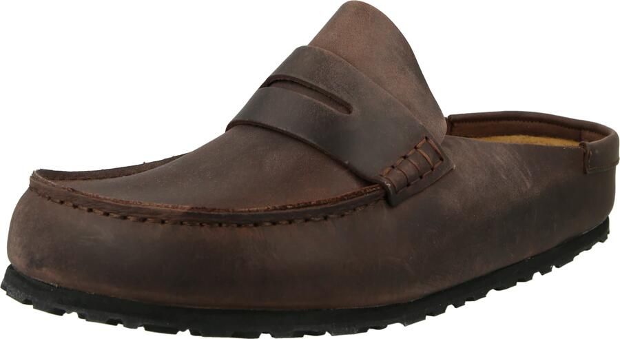 BIRKENSTOCK Muiltjes 'Naples Wrapped' donkerbruin - Foto 2