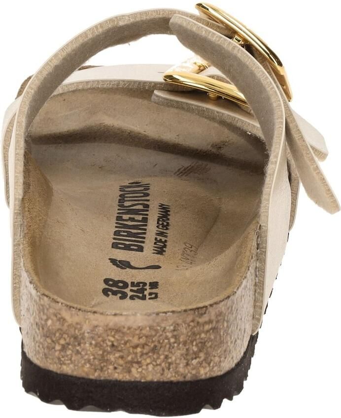 BIRKENSTOCK Slippers Dames Sydney Cushion Buckle Leatherlook Goud - Foto 2